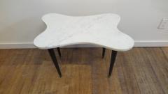 1950 Italian Biomorphic Marble Side Cocktail Table - 2192632