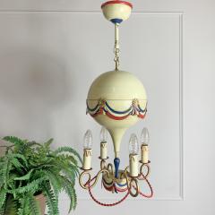 1950 s Toleware Hot Air Balloon Chandelier - 3030868