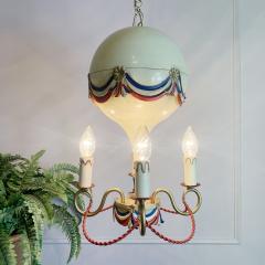 1950 s Toleware Hot Air Balloon Chandelier - 3030871