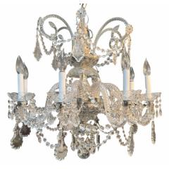 1950 s Venetian Crystal 8 Lite Chandelier - 4453033