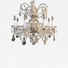 1950 s Venetian Crystal 8 Lite Chandelier - 4454724