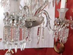 1950Chandelier Crystal Baccarat 6 Arms - 2413711