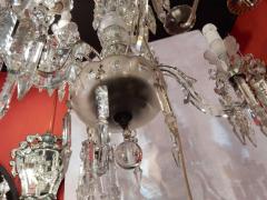 1950Chandelier Crystal Baccarat 6 Arms - 2413713