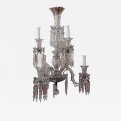 1950Chandelier Crystal Baccarat 6 Arms - 2417058