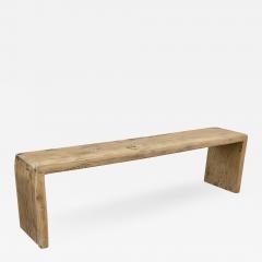 1950S FRENCH OAK PLANK BENCH - 2263387