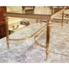 1950S HOLLYWOOD STYLE BRASS COFFEE TABLE - 796058