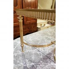 1950S HOLLYWOOD STYLE BRASS COFFEE TABLE - 796059