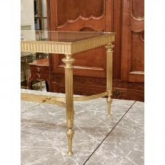 1950S HOLLYWOOD STYLE BRASS COFFEE TABLE - 796061