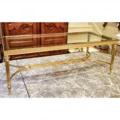 1950S HOLLYWOOD STYLE BRASS COFFEE TABLE - 796063