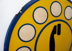 1950S ITALIAN ENAMEL TELEPHONE SIGN - 1068170
