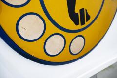 1950S ITALIAN ENAMEL TELEPHONE SIGN - 1068171