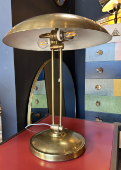 1950s Adjustable Double Arm Brass Lamp - 4264253