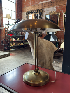 1950s Adjustable Double Arm Brass Lamp - 4264254