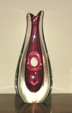 1950s Amazing Ruby Murano Sommerso Vase - 403847