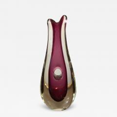 1950s Amazing Ruby Murano Sommerso Vase - 403965