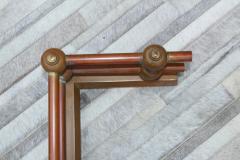 1950s Art Deco Style Solid Brass Fireplace Fender - 2423484