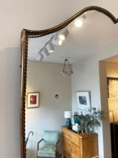 1950s Brass Shield Mirror - 2192954