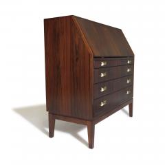 1950s Brazilian Rosewood Danish Secretary Desk - 3599146