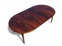 1950s Brazilian Rosewood Dining Table with Stunning Grain Patterns Restored - 4387964