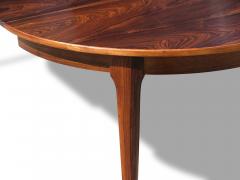 1950s Brazilian Rosewood Dining Table with Stunning Grain Patterns Restored - 4387965