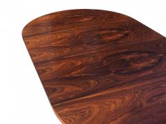 1950s Brazilian Rosewood Dining Table with Stunning Grain Patterns Restored - 4387966