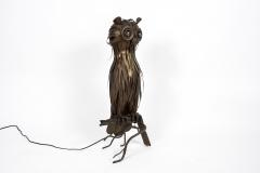 1950s Brutalist owl lamp - 3031147
