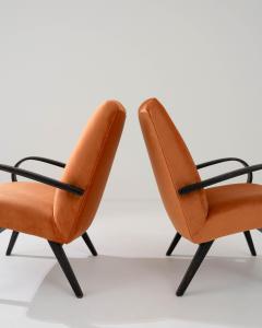 1950s Czech Upholstered Armchairs a Pair - 3469666