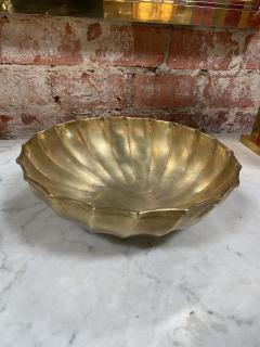 1950s Decorative Italian Brass Bowl