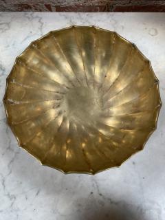 1950s Decorative Italian Brass Bowl