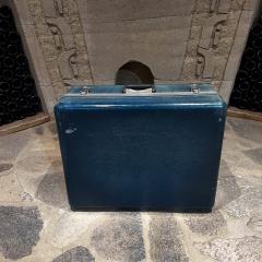 1950s Fiberglass Luggage Blue Hardshell Suitcase Koch of California - 3182059