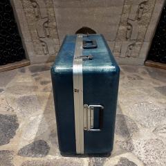 1950s Fiberglass Luggage Blue Hardshell Suitcase Koch of California - 3182061