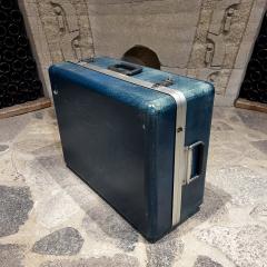 1950s Fiberglass Luggage Blue Hardshell Suitcase Koch of California - 3182062
