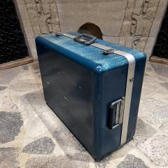 1950s Fiberglass Luggage Blue Hardshell Suitcase Koch of California - 3182063