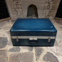 1950s Fiberglass Luggage Blue Hardshell Suitcase Koch of California - 3182064