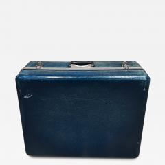 1950s Fiberglass Luggage Blue Hardshell Suitcase Koch of California - 3182848