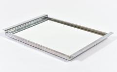 1950s French Art Deco style chrome and mirror tray - 1279764