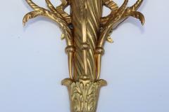 1950s French Gilt Brass Sconces - 1104729