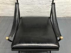1950s French Iron and Brass Dining Chairs - 3173260