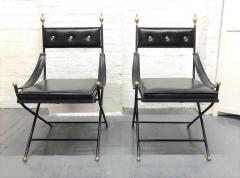 1950s French Iron and Brass Dining Table and Chairs - 1585056