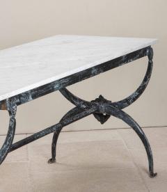 1950s French Iron and Marble Butchers Table - 4240375