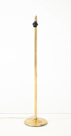1950s French Solid Brass Swing Arm Floor Lamp - 4651445