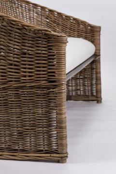 1950s French Wicker Sofa - 1779127