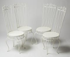 1950s Garden furniture including a table and four chairs - 1203741