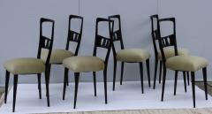 1950s High Back Modernist Italian Dining Chairs Set Of 6 - 2679938