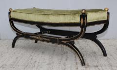 1950s Hollywood Regency Velvet Bench - 1733716