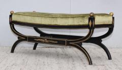 1950s Hollywood Regency Velvet Bench - 1733718