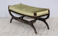 1950s Hollywood Regency Velvet Bench - 1733719