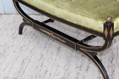 1950s Hollywood Regency Velvet Bench - 1733721