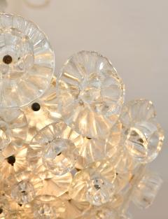 1950s Italian Barovier Murano glass flower chandelier - 787627