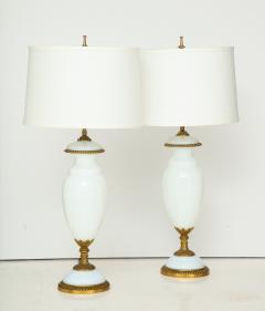 1950s Italian Brass Ang Glass Table Lamps - 1079890